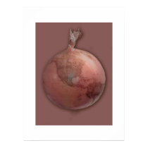 Onion Globe print by onionworld Onion Globe print