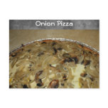 Onion Pizza Recipe postcards
