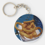 Onion Rings Fried Key Chain