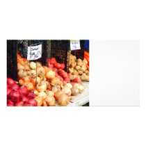 Onions and Potatoes Photo Greeting Card