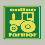 ONLINE FARMER green tractor T Shirts
