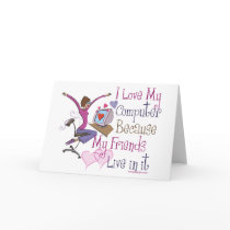 Online Friends Greeting Cards cards