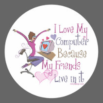 Online Friends Stickers
