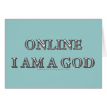 Online I am a God cards by thefrozenduck Online I am a God cards