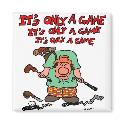 Only a Game Refrigerator Magnet by phyllidi
