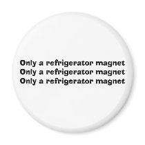 Only a refrigerator magnet x 3 Refrigerator magnet