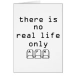 Only AFK Greeting Card