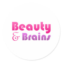 Only Beauty and Brains stickers by divagifts Only Beauty and Brains stickers