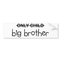 Only Big Brother Bumper Sticker