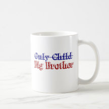 Only Child Big Brother Mugs