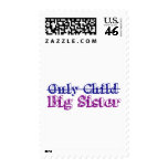 Only Child Big Sister Postage Stamps