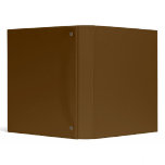 ONLY COLOR - dark brown 3 Ring Binders