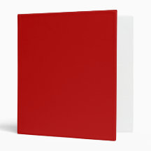 ONLY COLOR - red Vinyl Binders