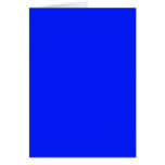 ONLY COLOR - royal blue Card