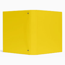 ONLY COLOR - yellow Binders