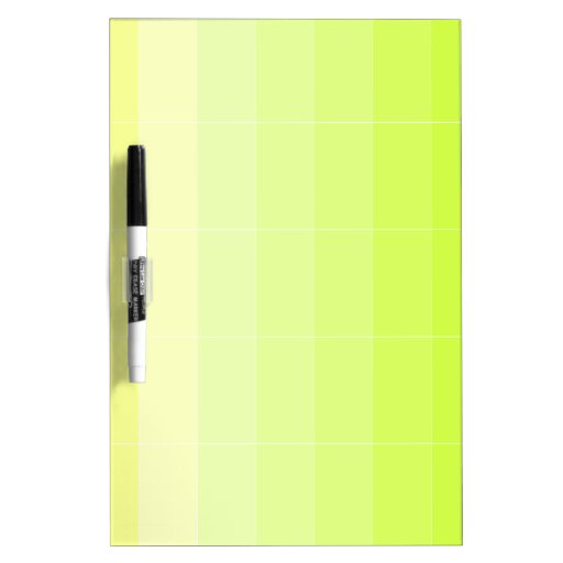 Only Color Yellow Ombre Dry Erase Board Zazzle