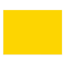 ONLY COLOR - yellow Post Card