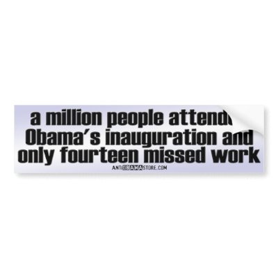  at Obama s inauguration and 2 missed work 