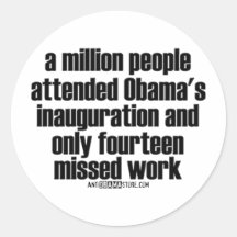 Only fourteen! round stickers