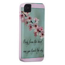 Only From the Heart Floral Case-Mate iPhone 4 Cases