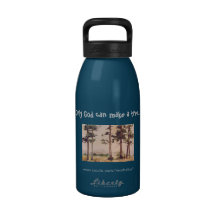 Only God can make a tree.. - Liberty Water Bottle