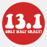 only half crazy stickers