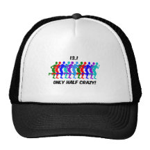 only half crazy trucker hat