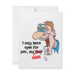 only have eyes for beer funny drinking design personalized invite