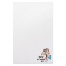 only have eyes for beer funny drinking design personalized stationery