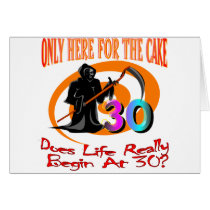 Only Here For The Cake cards