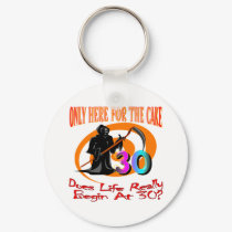 Only Here For The Cake keychains