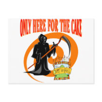 Only Here For The Cake postcards by fashionfiles Only Here For The Cake postcards