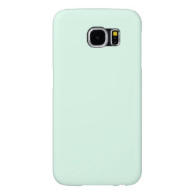 Only mint green pretty pastel solid color Samsung6 Samsung Galaxy S6 Cases