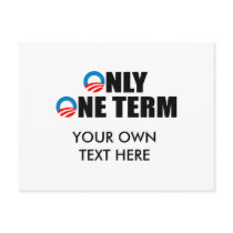 ONLY ONE TERM POSTCARD