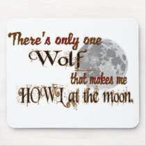Only one wolf for me mouse pads
