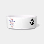 Only People From France Can Own This Cat Food Bowls