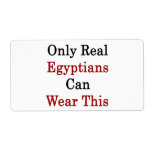 Only Real Egyptians Can Wear This Personalized Shipping Label