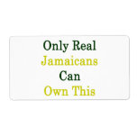 Only Real Jamaicans Can Own This Personalized Shipping Labels