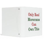Only Real Moroccans Can Own This 3 Ring Binder