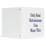 Only Real Salvadorans Can Wear This 3 Ring Binder