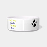 Only Real Swedes Can Own This Cat Bowls