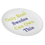 Only Real Swedes Can Own This Party Plates