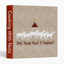 Only Sheep Need Shepherd 3 Ring Binders