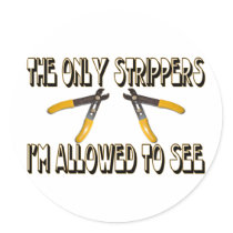 Only Strippers stickers