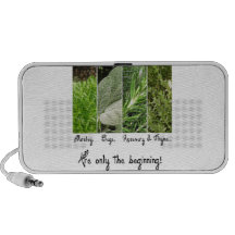 Only the Beginning Doodle Laptop Speakers