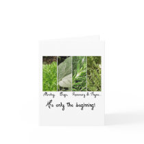 Only the Beginning Note Card