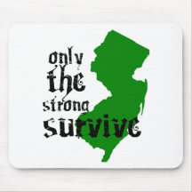 Only The Strong Survive Mouse Pads