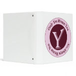 Only Yes Means Yes No Always Means No Awareness Vinyl Binder