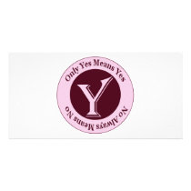 Only Yes Means Yes No Always Means No Awareness Photo Card Template
