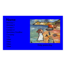 Only yesterday Business Card